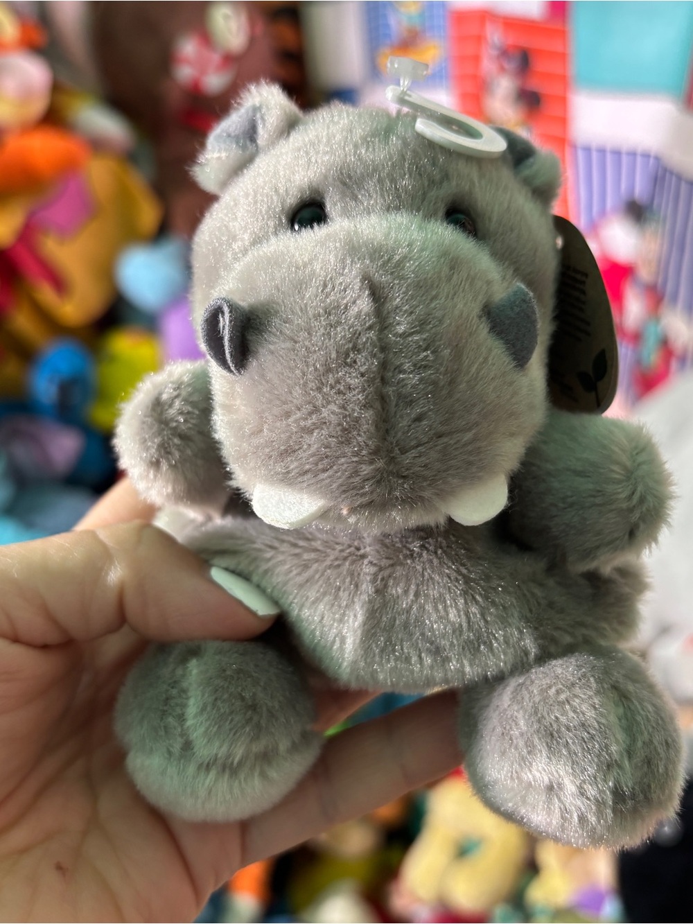 Palm pals hunk hippo aurora plush small
